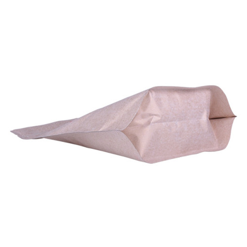 Natural kraft paper tea bag in diamond shape