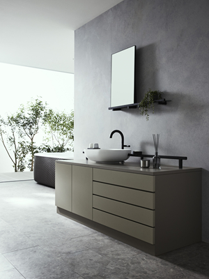 tall faucet bathroom