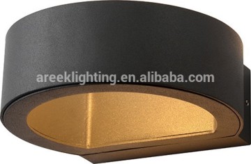 LED wall light up and down 2X3W beam angle 120 IP54 waterproof round shape LED wall light