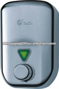 Stainless steel manual wall mounted soap dispenser