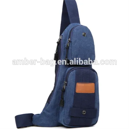 canvas men's chest bag/travel bag