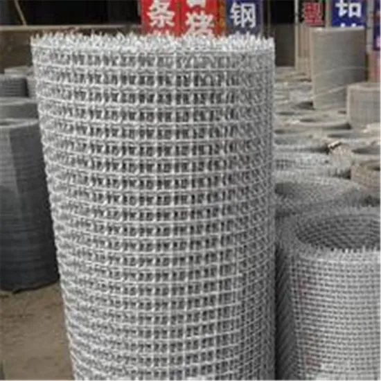 Square Hole Wrap Edge Crimped Wire Cloth