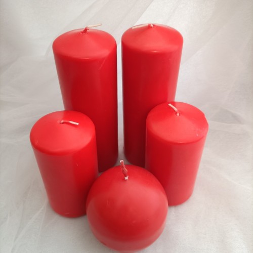 Bulk Buy Valentine Gift Cylinder Pillar Candles