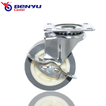 Top Plate Caster Light Duty mit Bremsrad