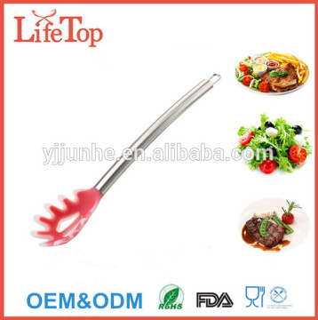 Non-Stick Stainless Steel Silicone Spaghetti Spoon Server