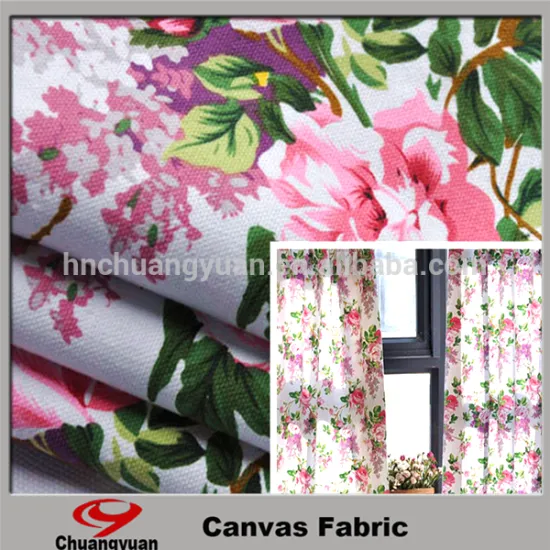 Wholesale Textile Plain Canvas Painting Curtain Fabric Factory China For Furnishing