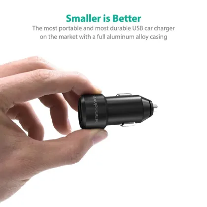 RAVPower RP-VC006 Mini 24W 4.8A Dual USB Car Charger