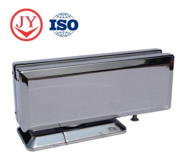 Floor spring for shower glass door
