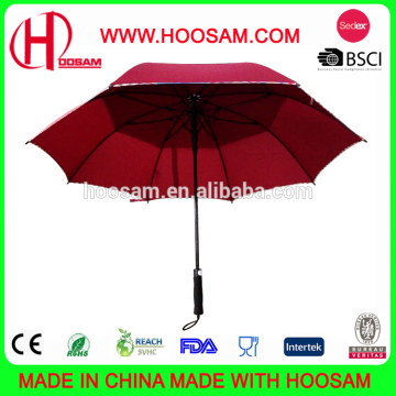 2017 high quality windproof double layer golf umbrella