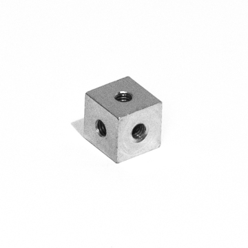 11mm Cylindrical Primary Color Metal Square Nut for Acrylic Assembly Light Box and Six Sided Nut Accessories