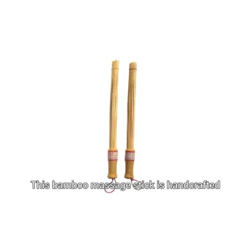 Bastone per massaggio alla schiena in bambù naturale