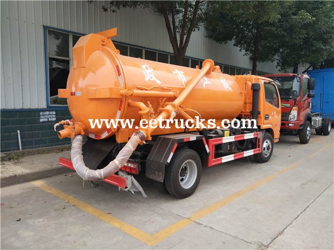 5 CBM Sewage Suction Trucks