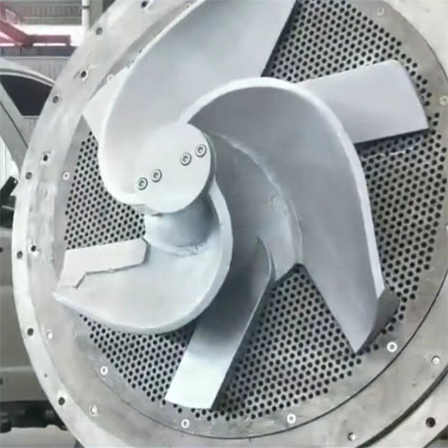 Atık kağıt hamuru elyafı için pulper rotor