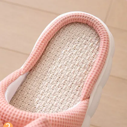 Custom Factory Wholesale Cartoon Anime Slippers: Indoor Home & Outdoor Plush Linen Slippers