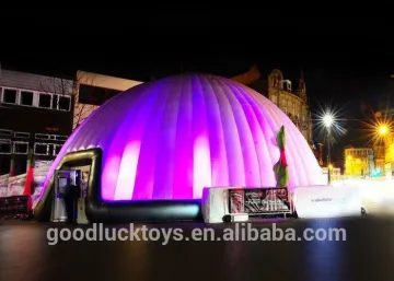 Giant Novel Led Inflatable Dome Tent Customizd Lighting Inflatable Air Tent For Big Event