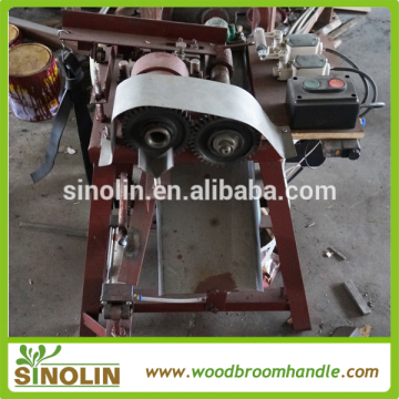 popular item threaded wooden handle broom machine in china