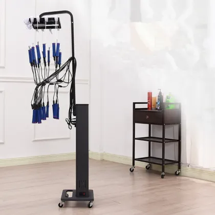 Black Digital Perm Machine: Electric Temperature and Time Regulating Ceramic Hair Perm Machine