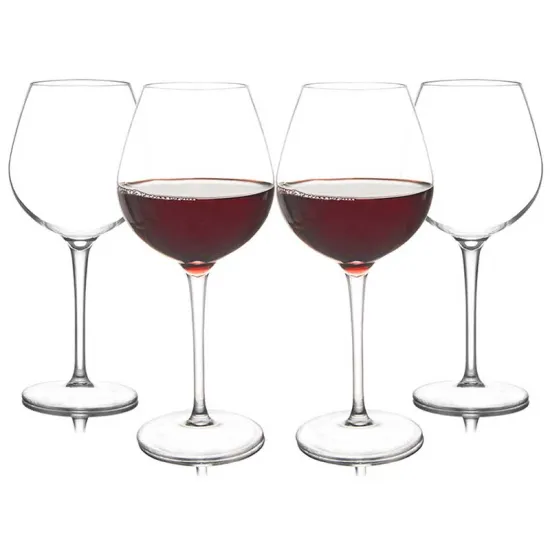 480ml Plastic Clear Wine Glass Unbreakable Drinkware Bottle Wine Glasses Drinking Glass Cup Bar Home Goblet Party Holiday Gifts