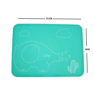 Dishwasher Safe Animals Printed Silicone Placemats