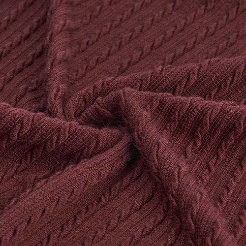 Polyester Spandex Stripe Jacquard Recycle Fabric