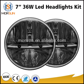 7" jeep wrangler jk headlight led projector led headlight 7" jeep parts