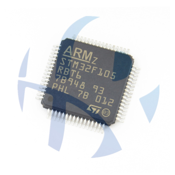 STM32F105RBT6 32 -bit microcontroller -eenheid (MCU) met 128KB Flash -geheugen - 64LQFP -pakket: elektronische componenten en geïntegreerde circuits