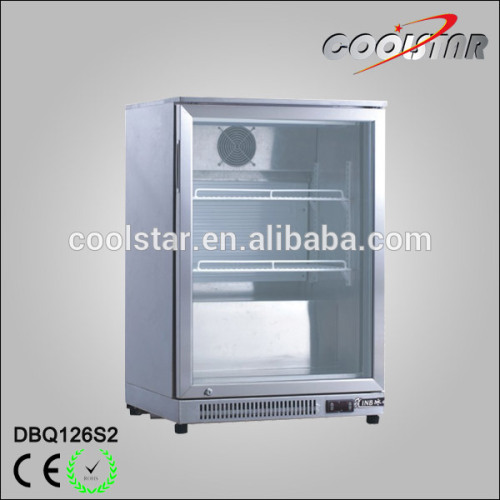 Commercial display glass bottle beer bar cooler