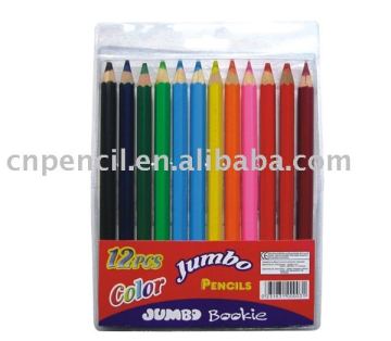 jumbo wooden color pencil/ colored pencils
