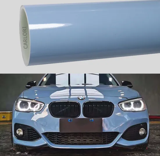 super gloss baby blue car wrap vinyl