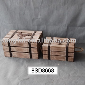 wooden trunk
