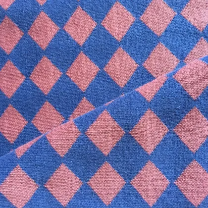 Tencel cotton rhombus Jacquard fabric