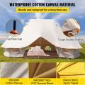 Exterllead 6m Canvas Bell Tent Yurt w/fogão