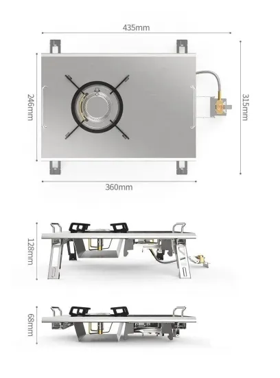 Folding Cassette Stove, Cassette Stove, Outdoor Stove, Camping Stove