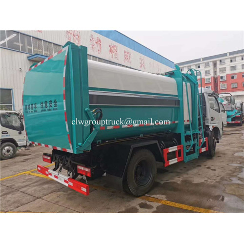 Side Loading Restaurant Waste Refuse Collection Truck