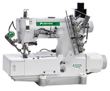 Hochgeschwindigkeit kleiner flaches Bett-Verriegelungsnähmaschinen ST 600-01CB/EST mit automatischer Trimmer