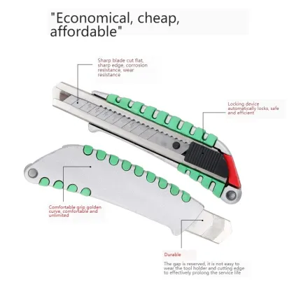 18mm Aluminum alloy coated utility knife