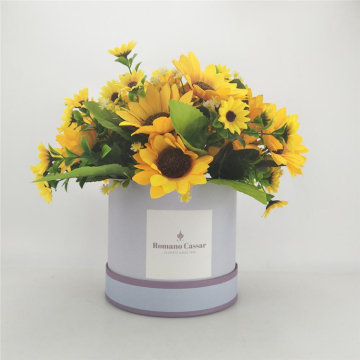 Cylinder Wedding Flower Packaging Gift Box