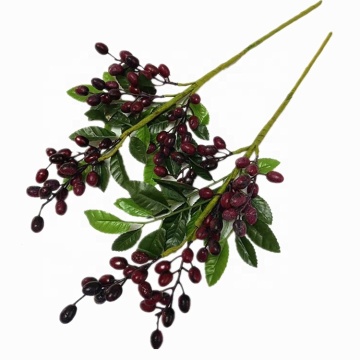 Artificial Olive Fruit Plant Faux Berry Tree for Wedding Bouquet and Decor