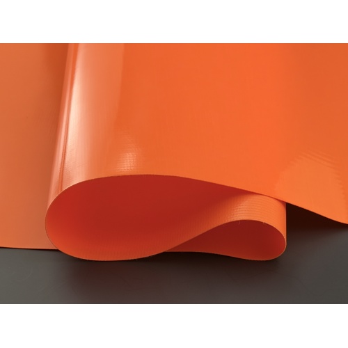 Hojas de plástico de lona de PVC naranja