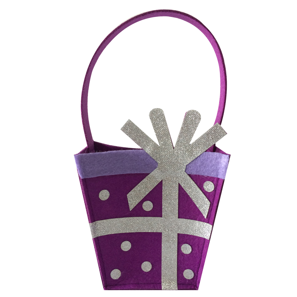 Purple Happy Birthday Candy Storage Bag