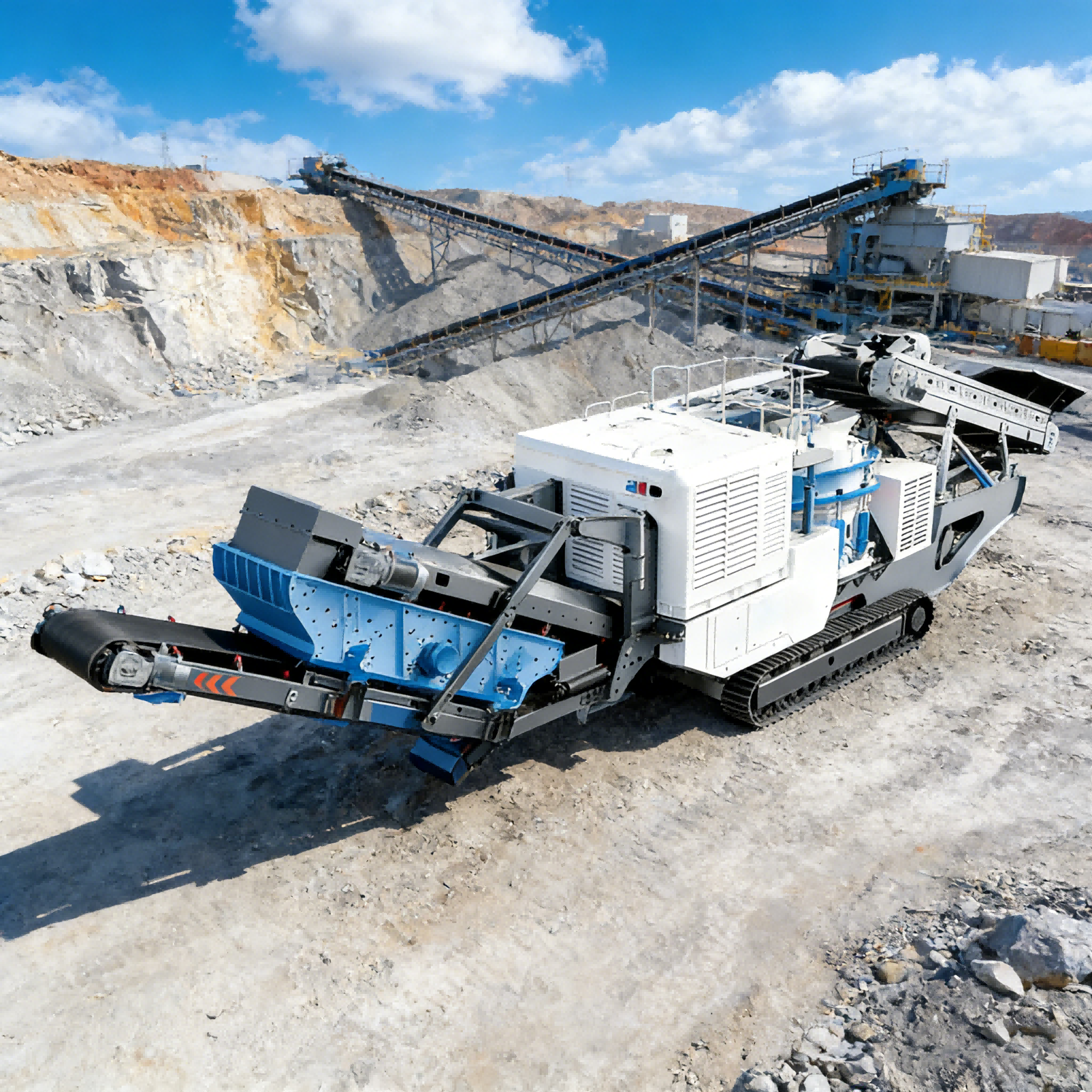 320th Cone Mobile Crusher