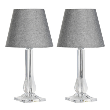 Modern Bedside Table Lamps with Acrylic Base