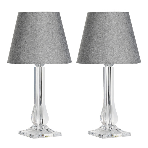 Modern Bedside Table Lamps with Acrylic Base