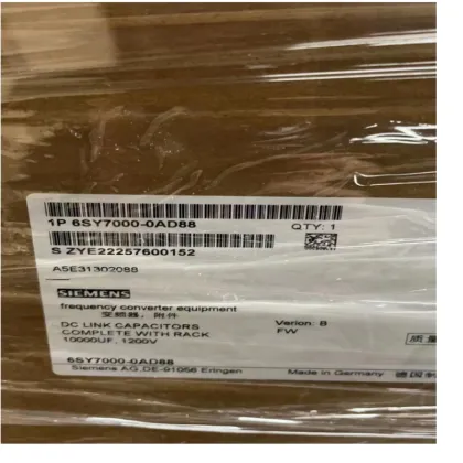 Siemens SIMOVERT 6SE7031-8TF60 Main Drive Frequency Converter 186A 90KW