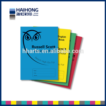 custom print exercise book with high quality