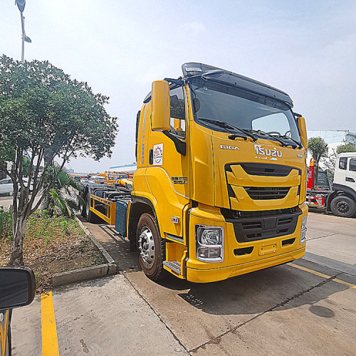 Мусоровочный грузовик с крючком Isuzu