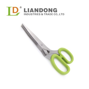 Stainless Steel vegetable Kitchen 5 layers Scissors