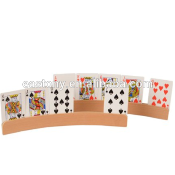 Wooden playing card holder poker holder