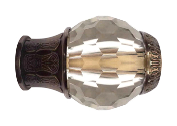 Polygonal crystal Curtain Rods