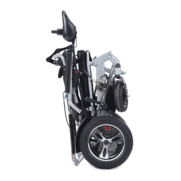 Intelligent Lithium Battery Foldable Electric Wheelchair Remote Controlled Automatic Folding Power Wheelchair for Elderly